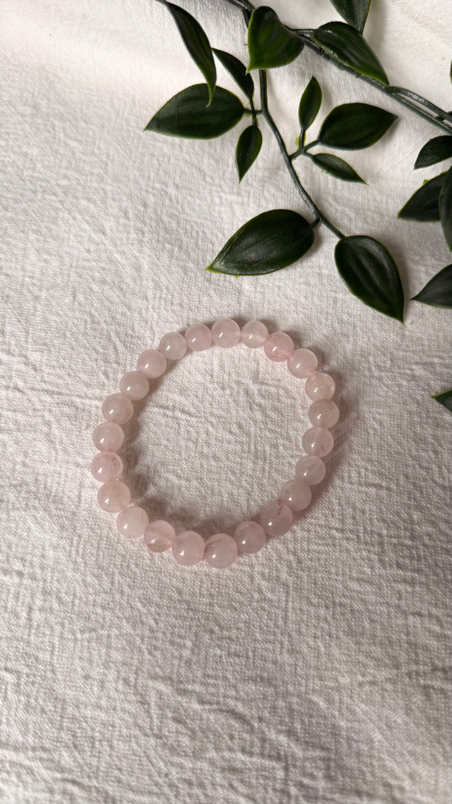 Bracelet perles en quartz