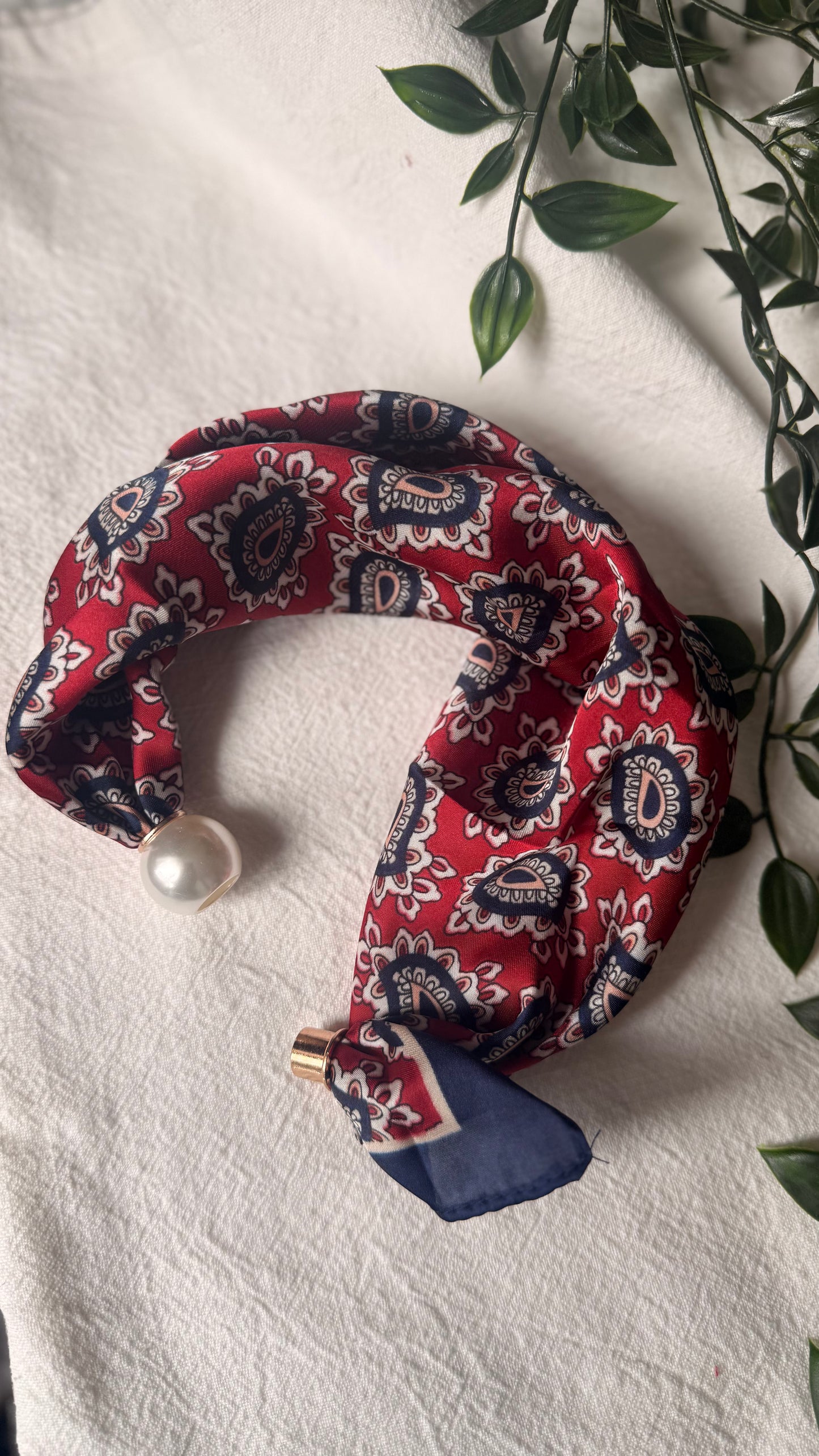 Foulard imprimé fleuri Lola
