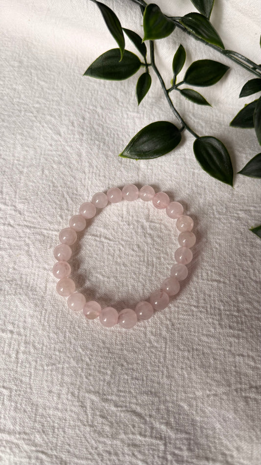 Bracelet perles en quartz