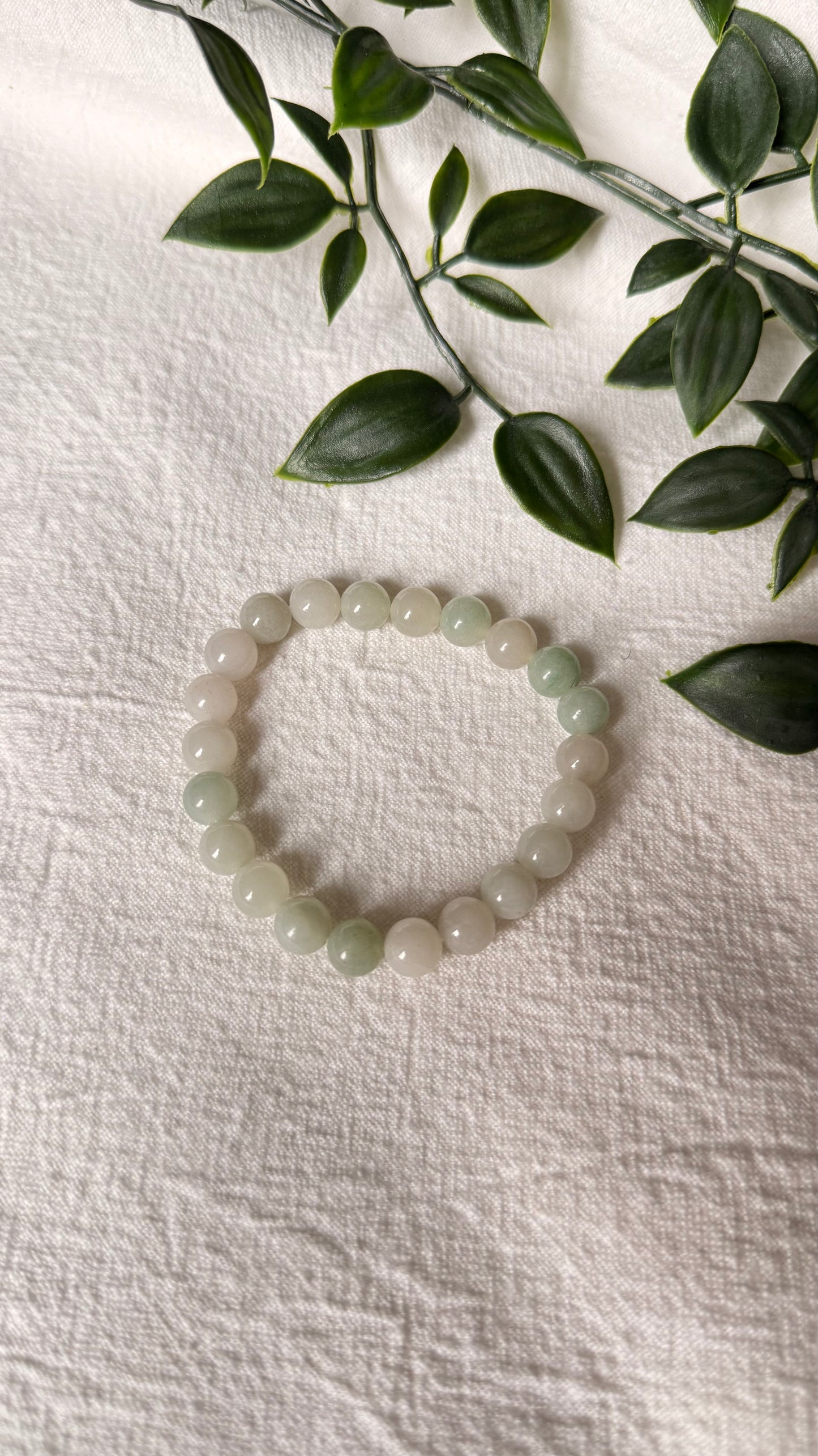Bracelet perles en jade