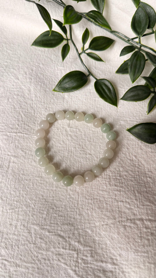 Bracelet perles en jade