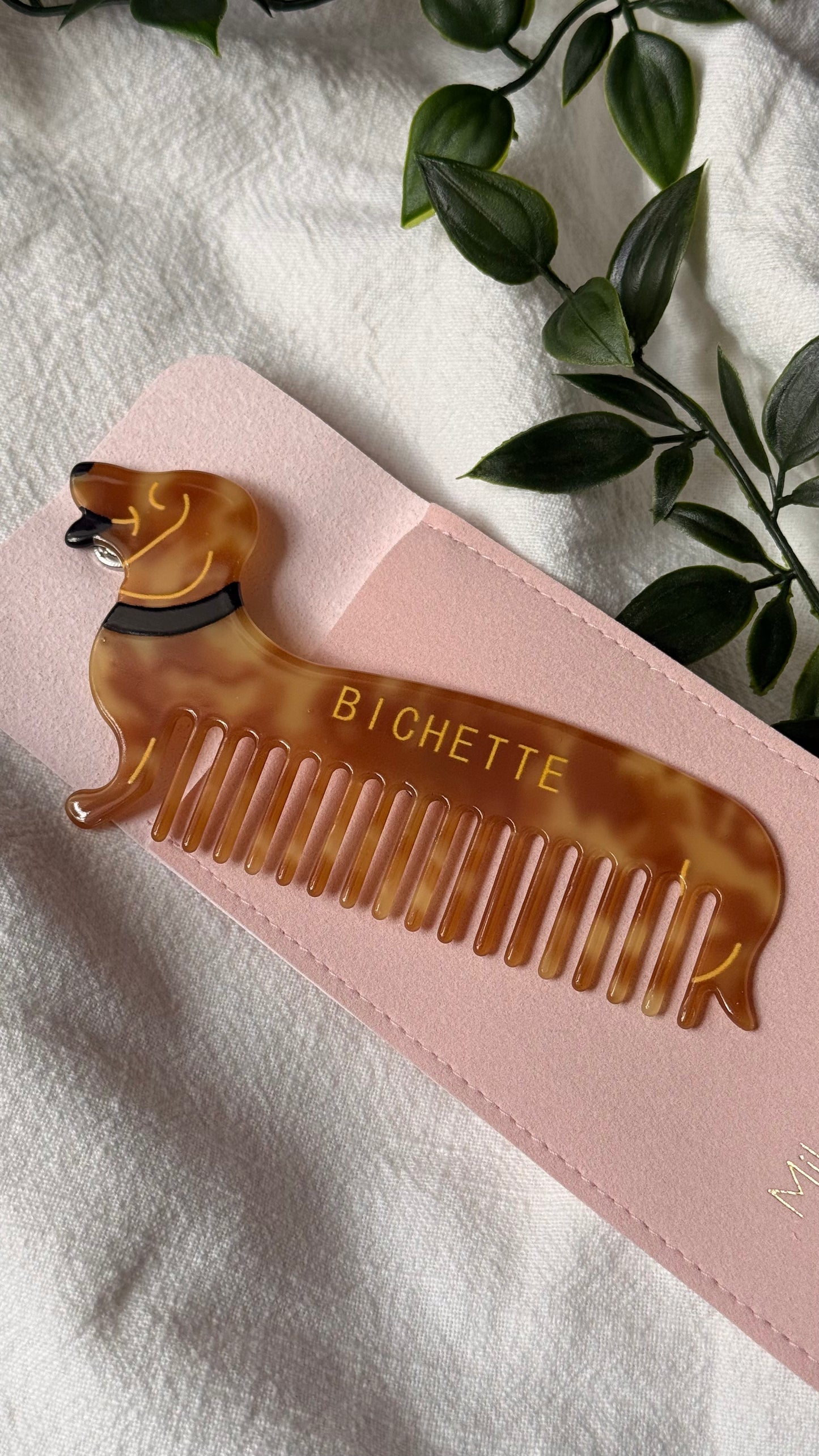 Peigne Chien Teckel bichette